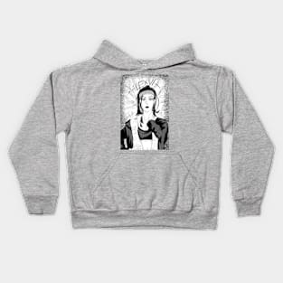 Outraged girl Kids Hoodie